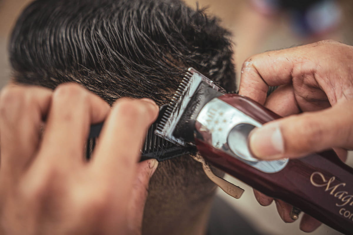 Barber In Action